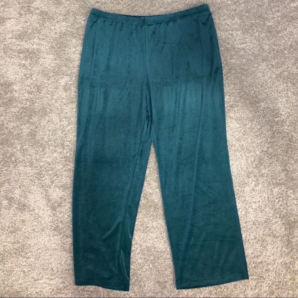 Seventh Avenue Turquoise Wide Leg Pants size 3X - Picture 3 of 8